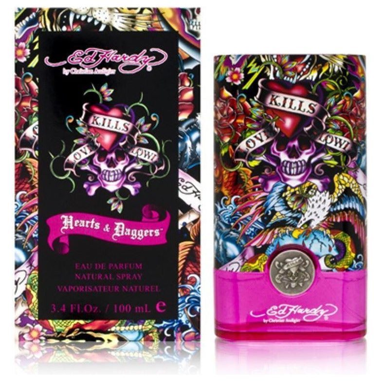 Christian Audigier ED HARDY HEARTS & DAGGERS 3.4 / 3.3 oz EDP For Women NEW in BOX at $ 18.54