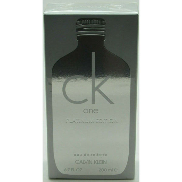 CK One Platinum Edition by Calvin Klein for unisex EDT 6.7 oz 6.8 New IN Box