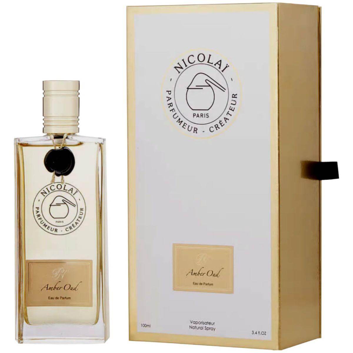 Amber Oud by Nicolai P. Createur unisex EDP 3.3 / 3.4 oz New in Box 3581000018310