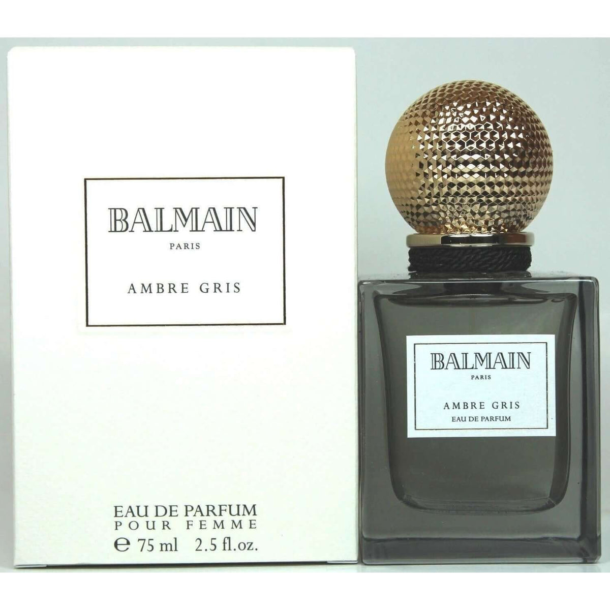 AMBRE GRIS Balmain Women EDP Perfume Spray 2.5 oz NEW IN BOX