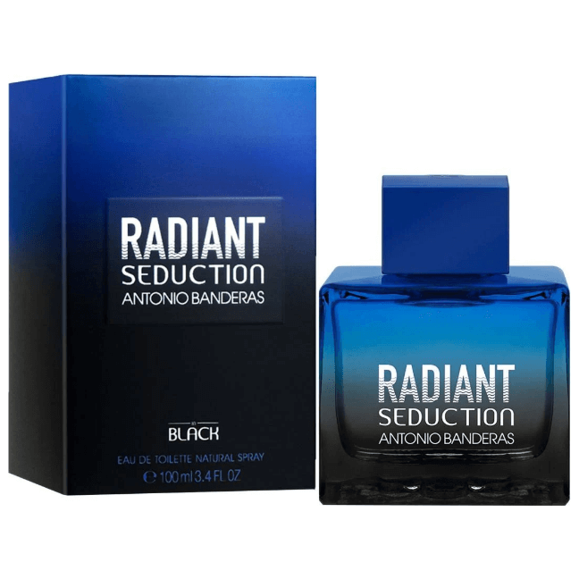 Antonio Banderas Radiant Seduction In Black Cologne Men 3.3/3.4 oz New Box 8411061820223
