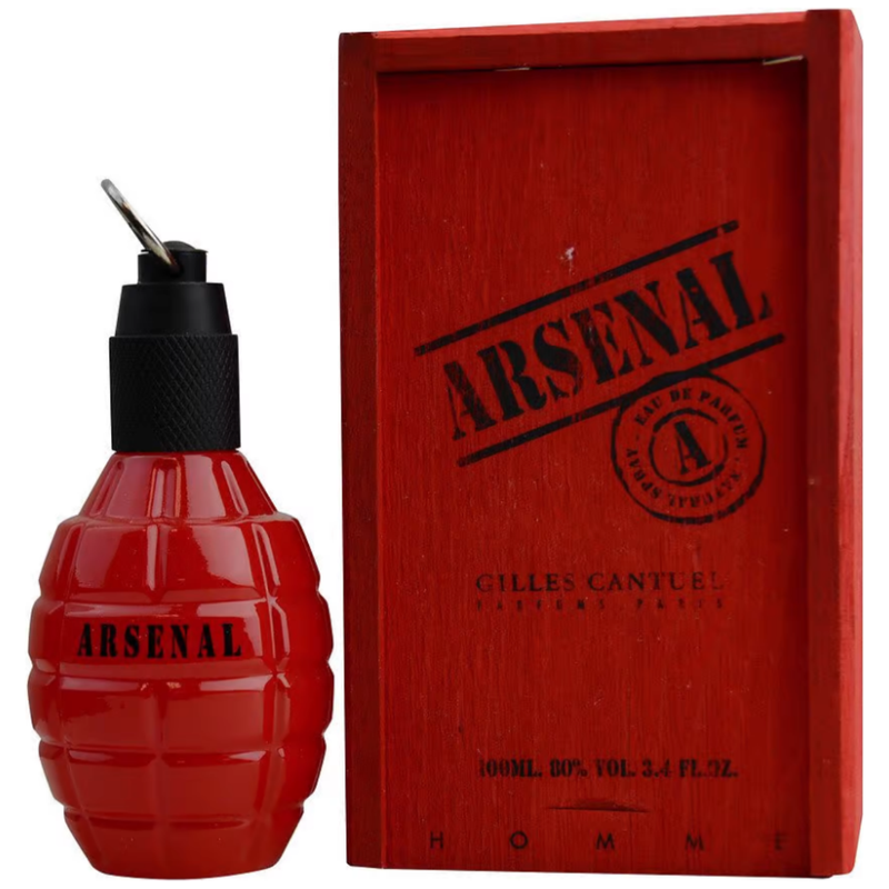 Arsenal Red Homme by Gilles Cantuel cologne for men EDP 3.3 /3.4 oz New In Box