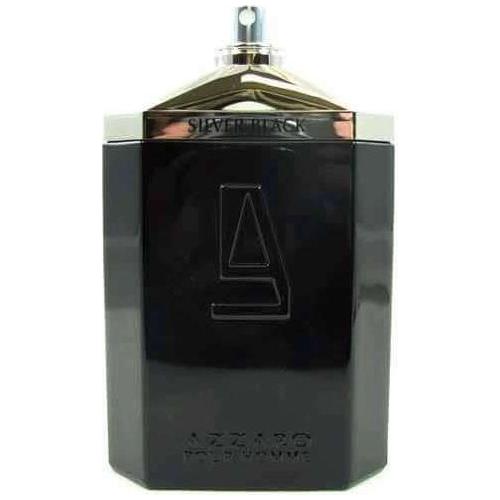 AZZARO SILVER BLACK pour HOMME Cologne 3.4 oz 3.3 New tester 00082362864179