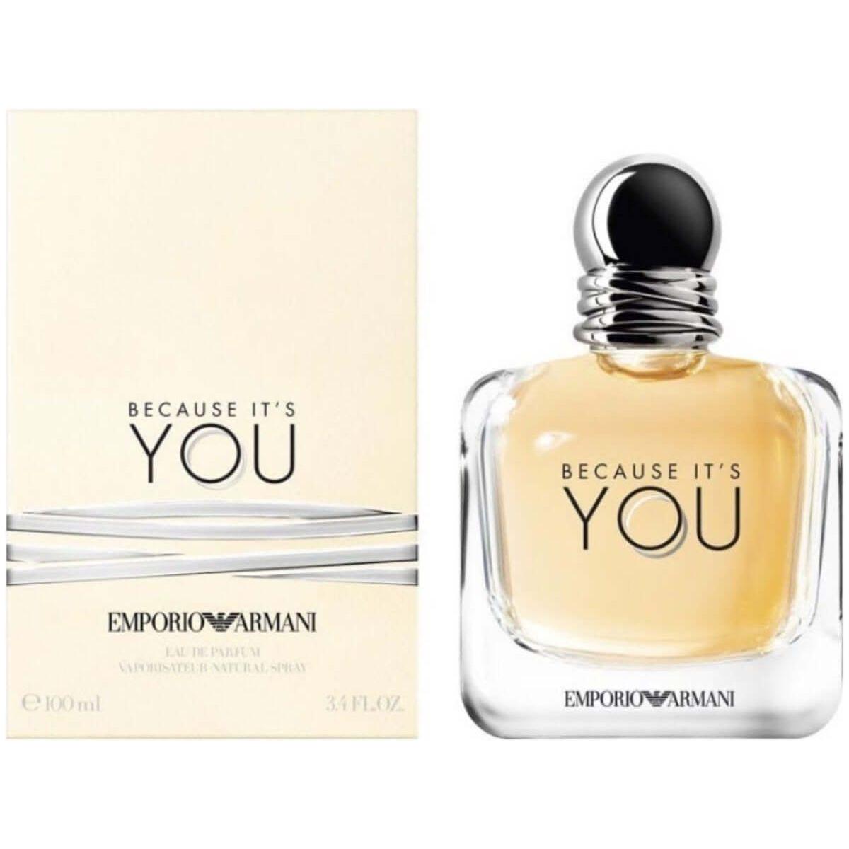 Because It's you Emporio by Armani perfume women EDP 3.3 / 3.4 oz New in Box 3605522041486