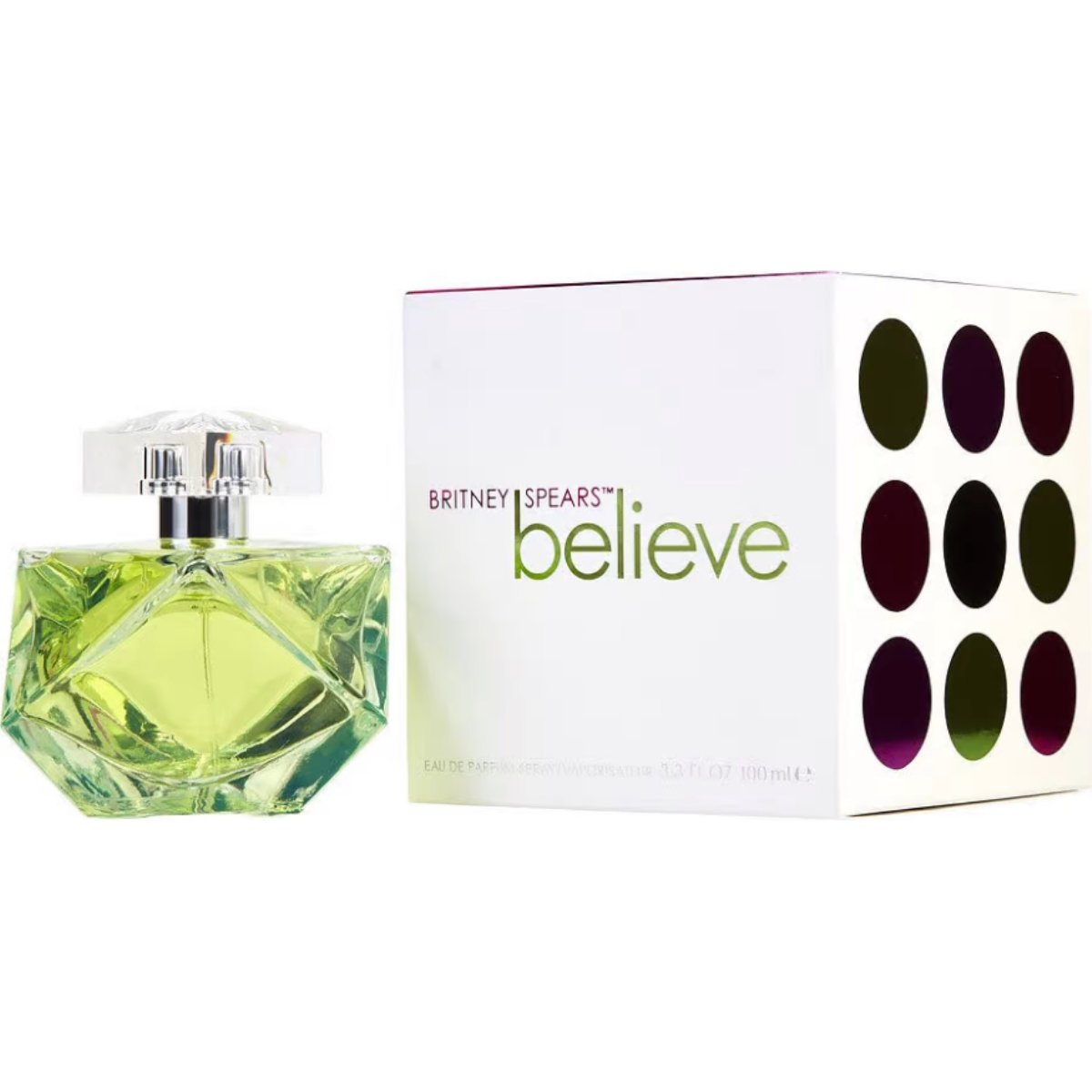 Believe by Britney Spears 3.3 / 3.4 oz EDP Perfume for Women NEW IN BOX 719346117722