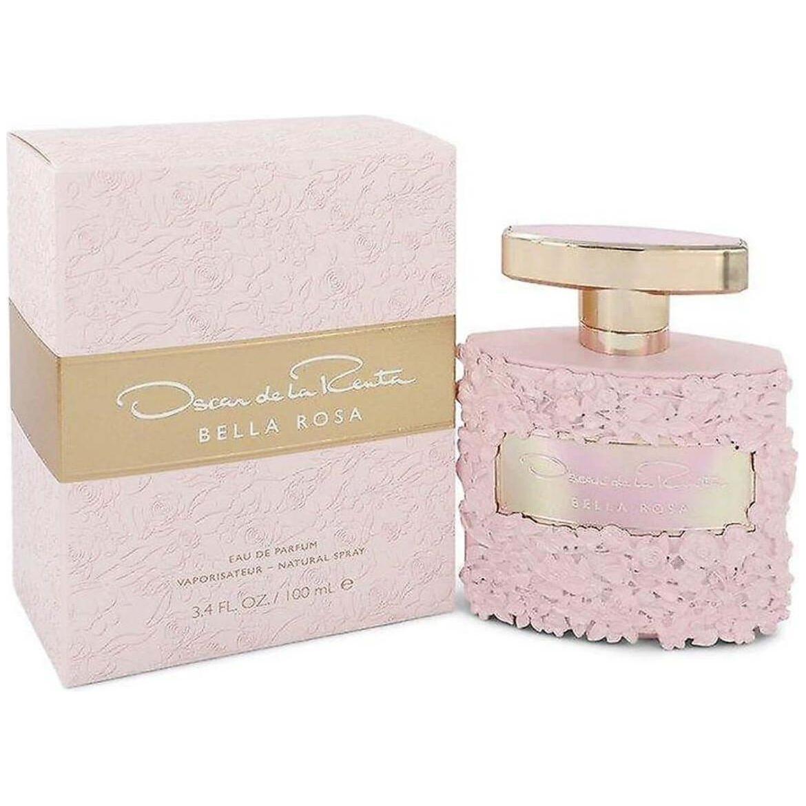 Bella Rosa by Oscar de la Renta 3.3 / 3.4 oz EDP Perfume For Women  New in Box 085715564207