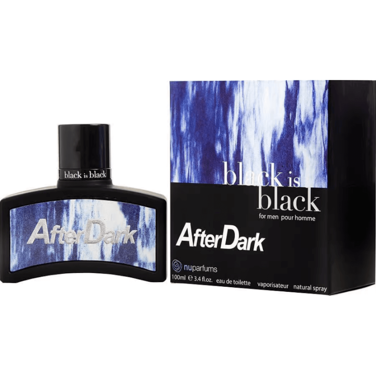 Black Is Black After Dark by Nuparfums cologne men EDT 3.3 /3.4 oz New In Box 875990001111