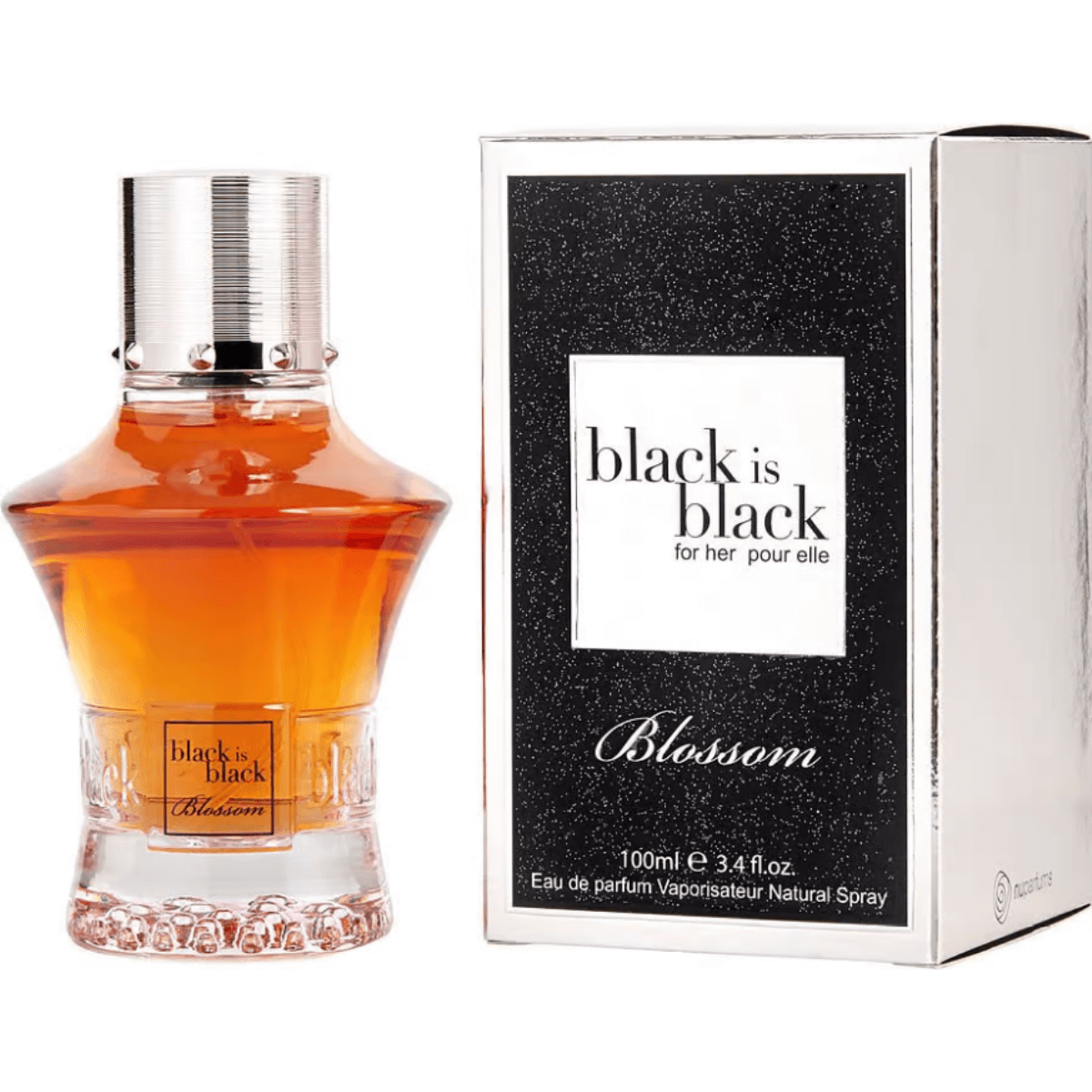 Black Is Black Blossom by Nuparfums perfume for women EDP 3.3 /3.4 oz New In Box 875990001067