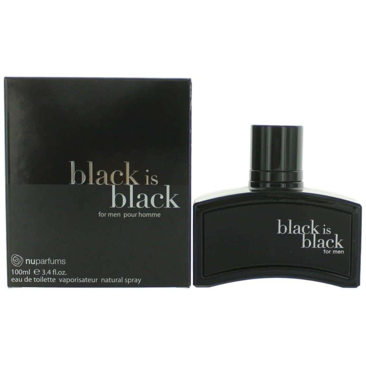 Black is Black pour homme by Nuparfums cologne EDT 3.3 / 3.4 oz New in Box 875990000756