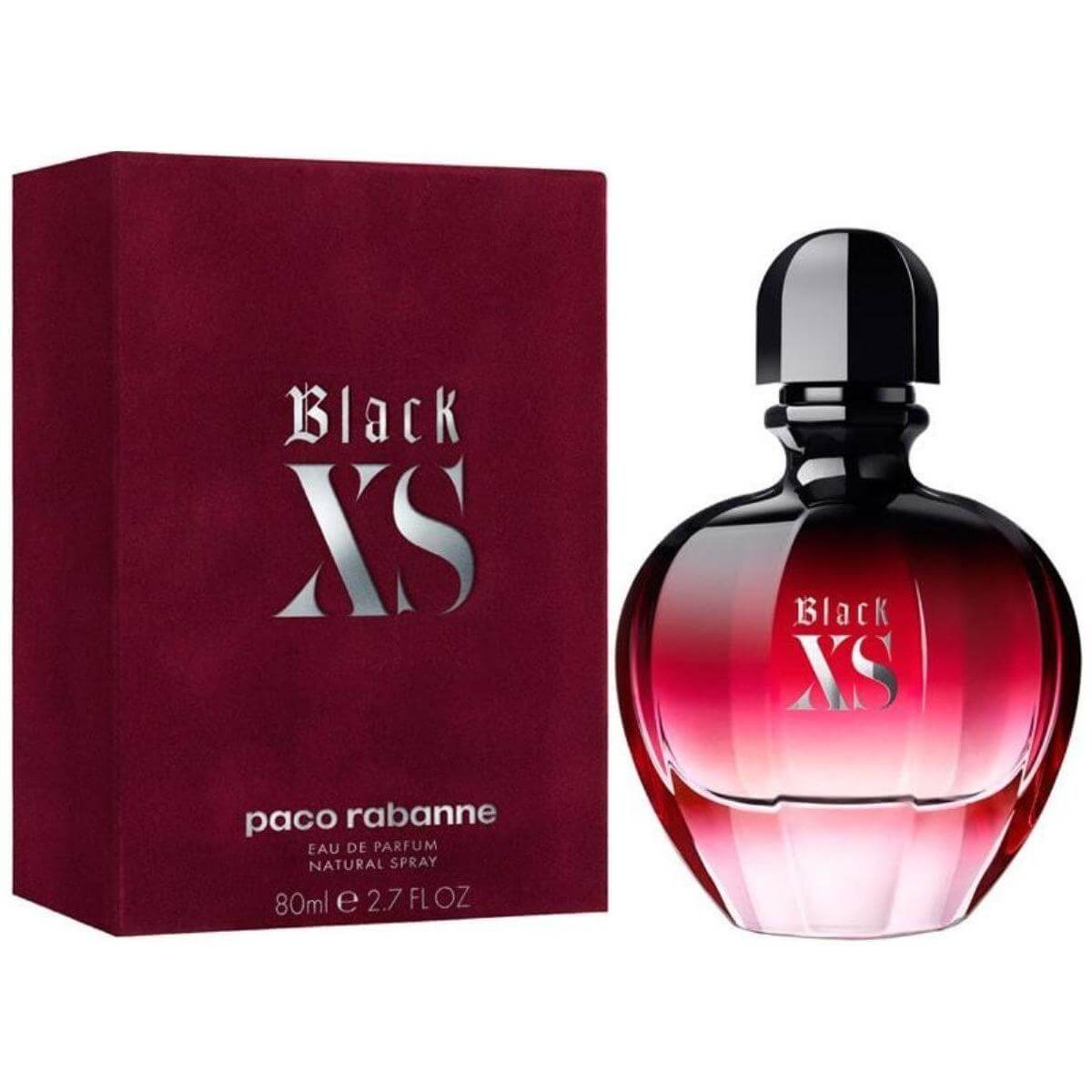 Black XS by Paco Rabanne perfume for women EDP  2.7 oz New In Box 3349668555062
