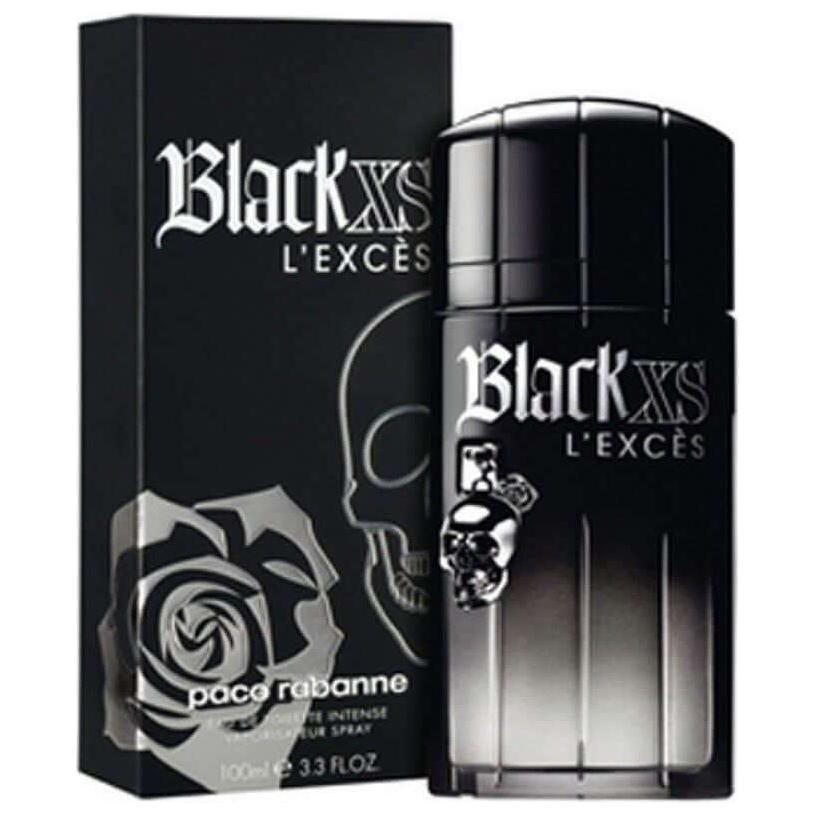 BLACK XS L'EXCES INTENSE Men Paco Rabanne 3.3 oz 3.4 edt Spray New in BOX 3349668514793