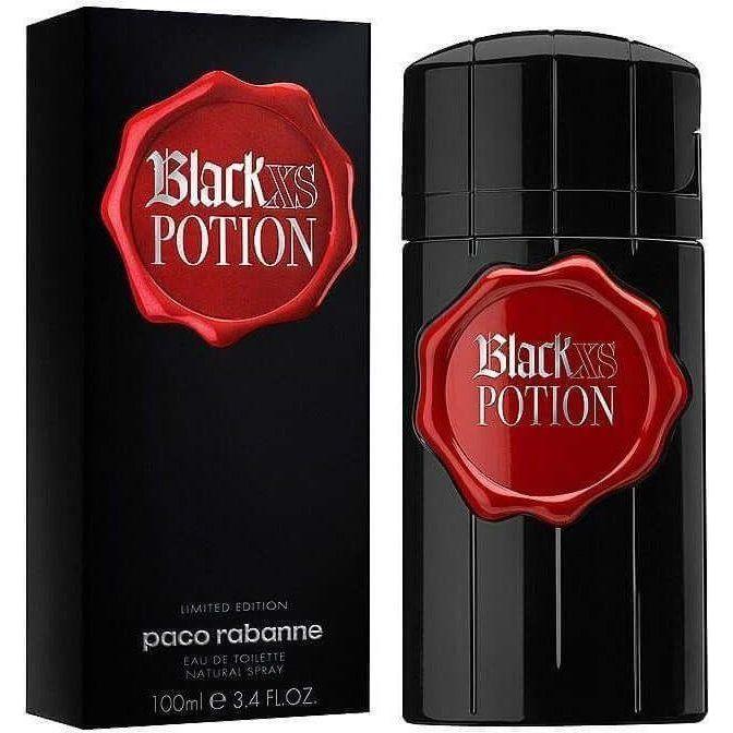 Black XS POTION Limited Edition Paco Rabanne Men 3.4 / 3.3 oz EDT New in Box 3349668524624