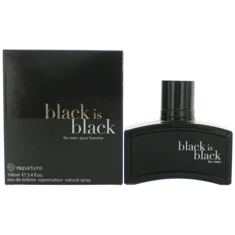 Nuparfums Black is Black pour homme by Nuparfums cologne EDT 3.3 / 3.4 oz New in Box at $ 11.02
