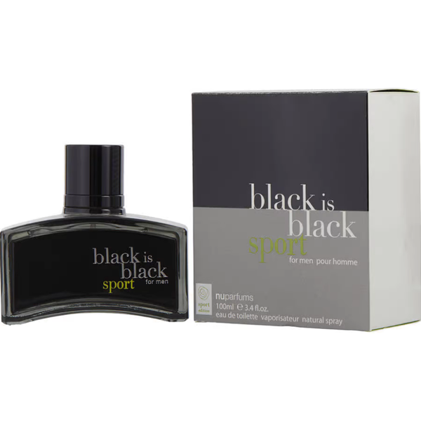 Black Is Black Sport by Nuparfums cologne for men EDT 3.3 /3.4 oz New In Box