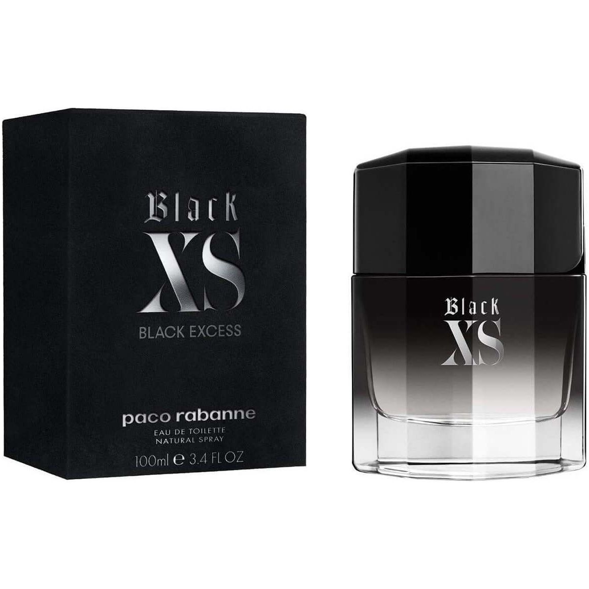 Black XS by Paco Rabanne cologne for men EDT 3.3 / 3.4 oz new in Box