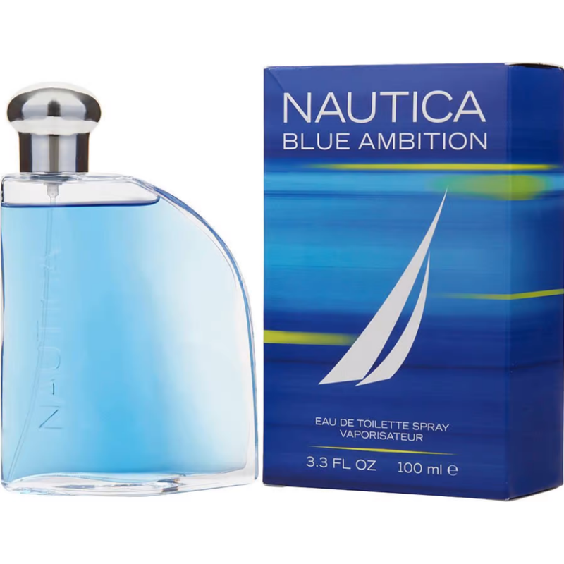 Blue Ambition by Nautica cologne for men EDT 3.3 /3.4 oz New In Box