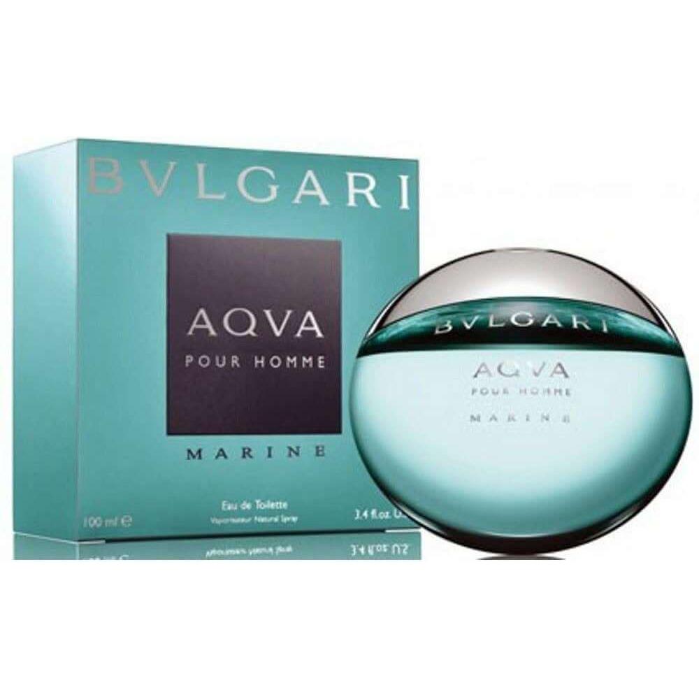 Bvlgari AQUA MARINE Cologne 3.4 oz for Men 3.3 oz New in Box AQVA 783320913525