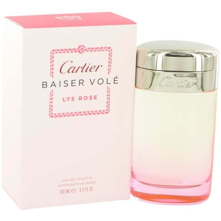 Cartier BAISER VOLE LYS ROSE Cartier 3.3 oz 3.4 Perfume EDT NEW IN BOX at $ 38.78