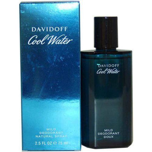 COOL WATER by Davidoff cologne Mild Deodorant Spray for Men 2.5 oz NEW IN BOX