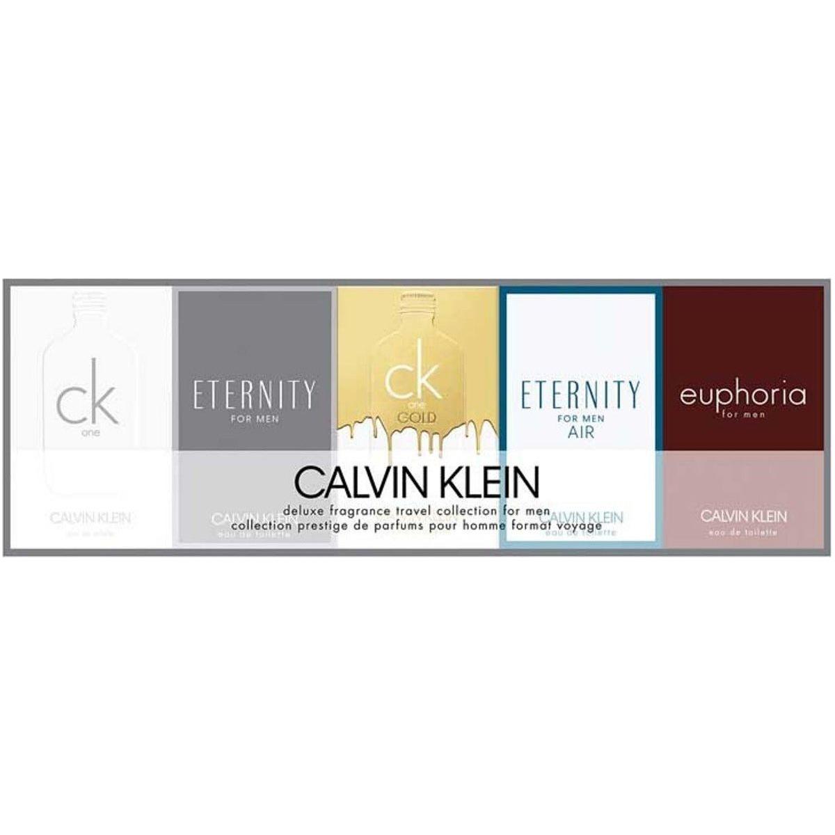 Calvin Klein by Calvin Klein Mini Set  cologne for men EDT 0.33 oz  New In Box 3614229407143
