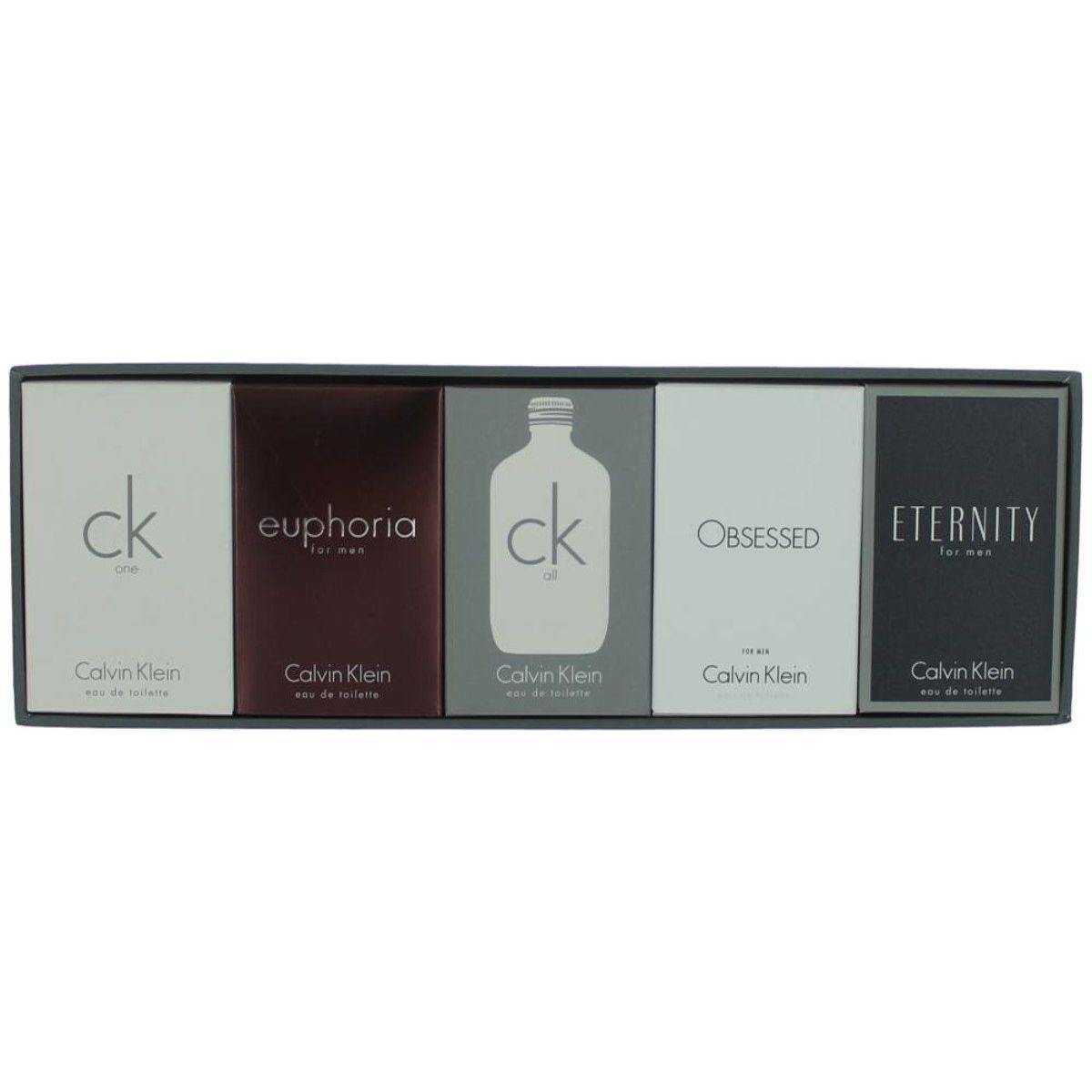 Calvin Klein by Calvin Klein Mini Set  cologne for men EDT 0.33 oz  New In Box 3614229407143