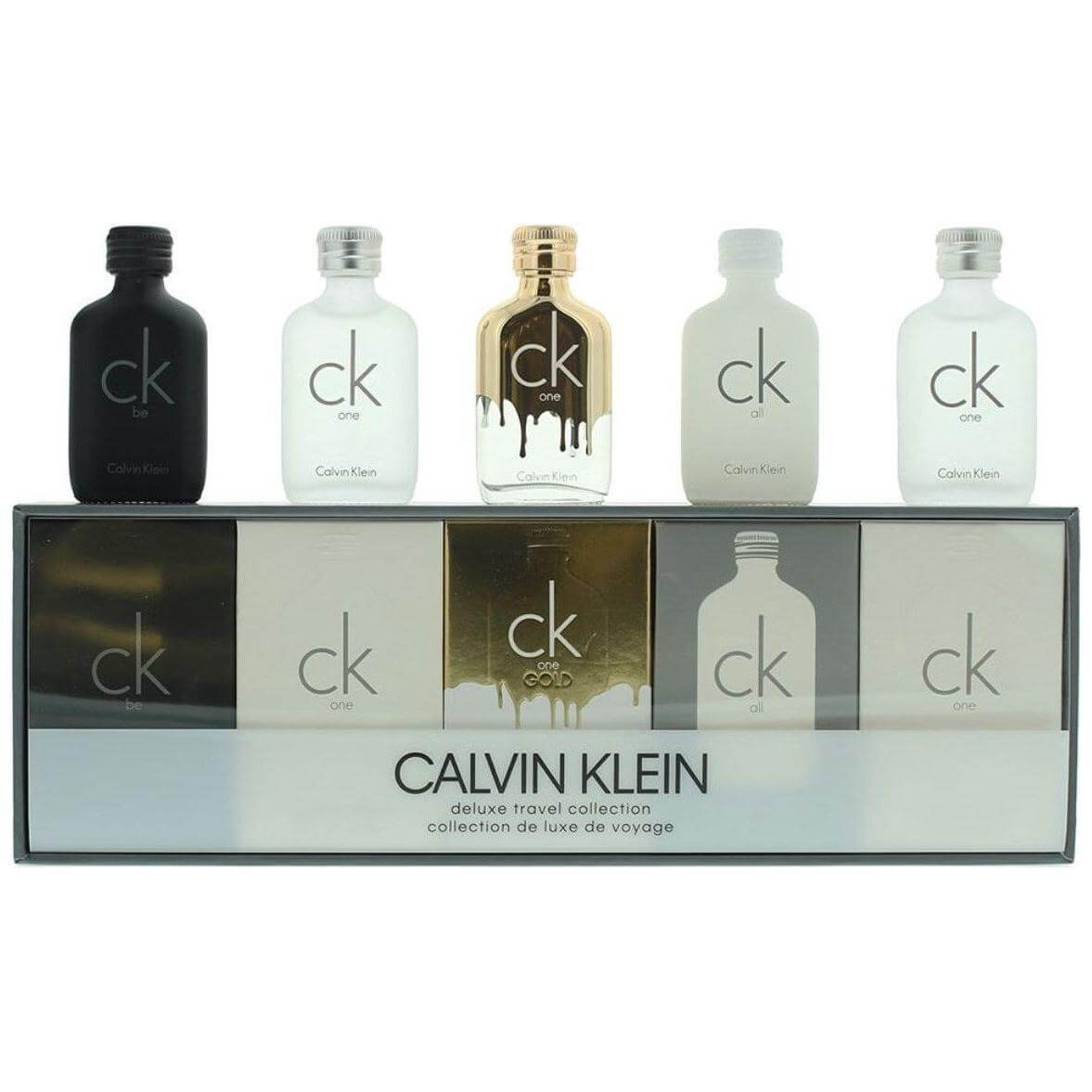 Calvin Klein (Delux Travel Collection) cologne men EDT 5 piece  New In Box 3614225704642