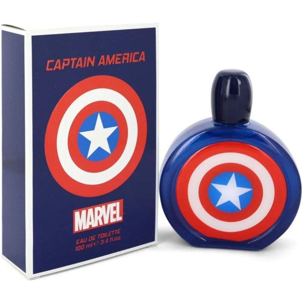 Captain America by Marvel Cologne for Boys EDT 3.3 / 3.4 oz New In Box 810876033329