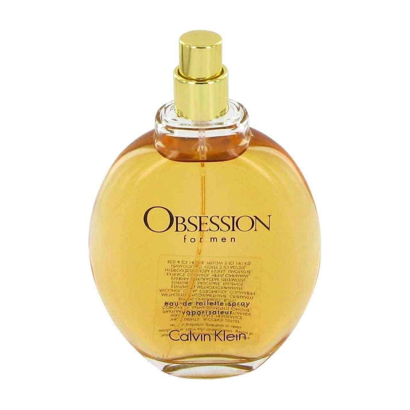Calvin Klein Obsession for Men Eau de Toilette Tester Spray 4 oz bottle