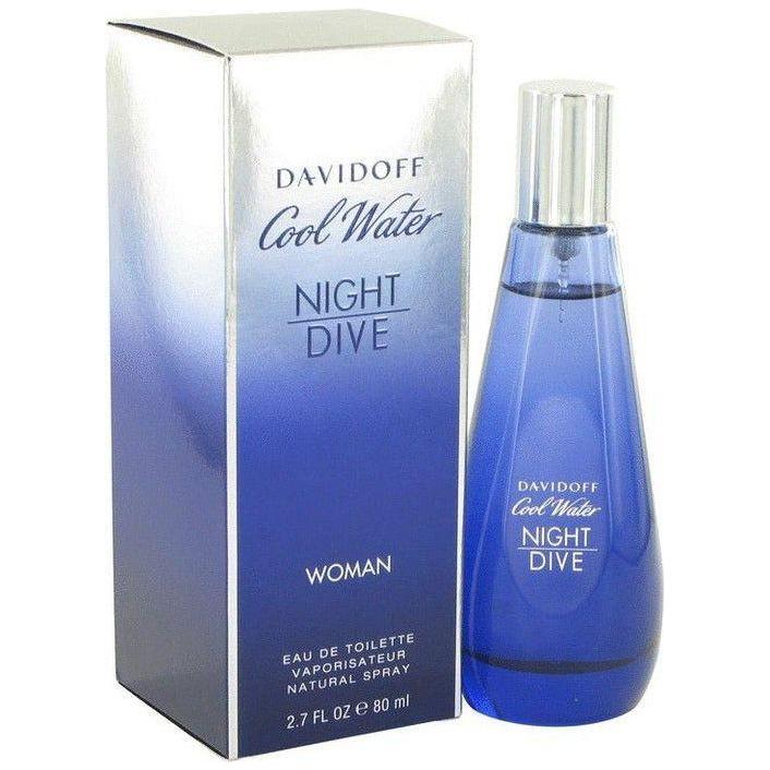 Davidoff COOL WATER NIGHT DIVE By Davidoff Woman perfume EDT 2.7 oz NEW IN BOX at $ 24.97