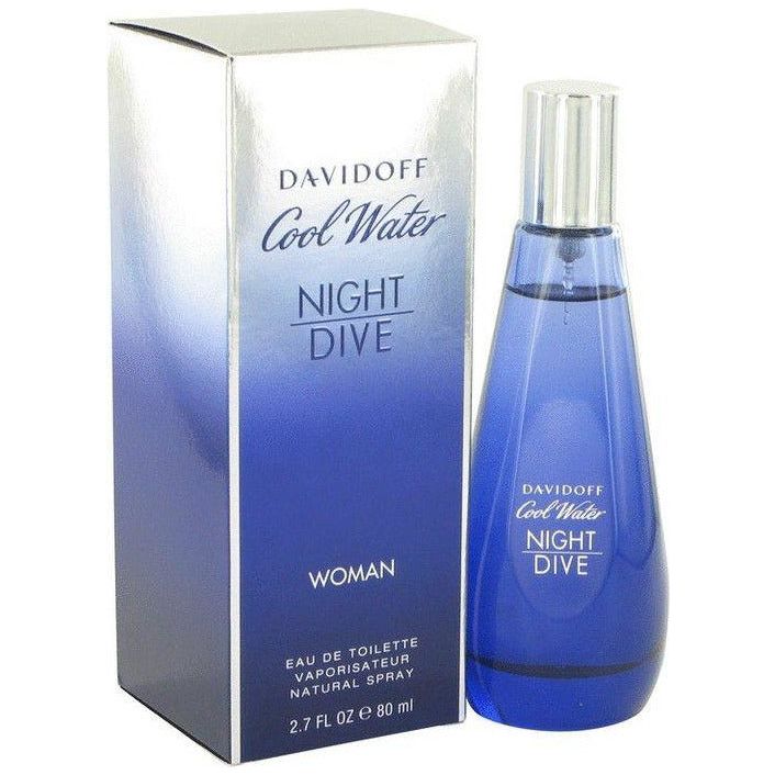 Davidoff COOL WATER NIGHT DIVE By Davidoff Woman perfume EDT 2.7 oz NEW IN BOX at $ 24.97