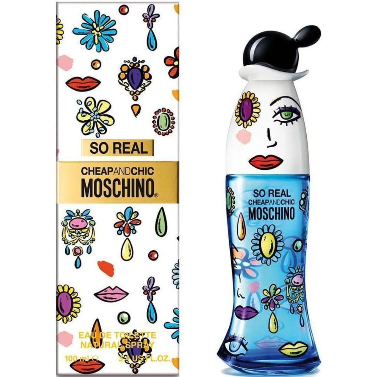 CHEAP AND CHIC SO REAL by Moschino for Women EDT 3.3 / 3.4 oz New in Box 8011003838400