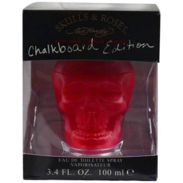 Christian Audigier Ed Hardy Skulls And Roses Chalkboard EDT 3.3/3.4 oz Men 719346177795