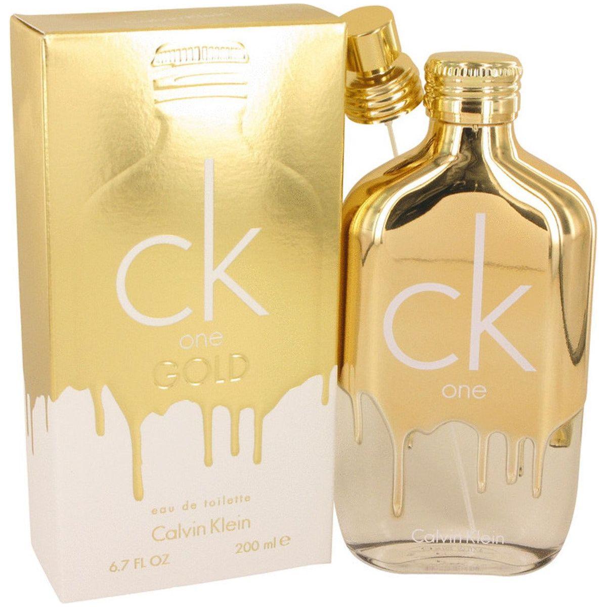CK ONE GOLD by Calvin Klein Unisex EDT 6.7 / 6.8 oz New in Box 3614222155409