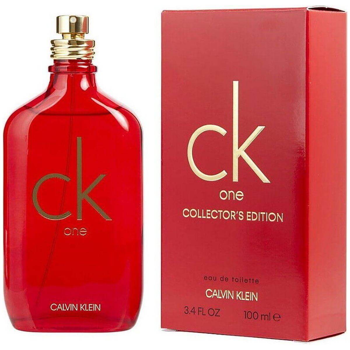 CK ONE Red Collector's Edition by Calvin Klein Unisex EDT 3.3/3.4 oz New In Box 3614227587137