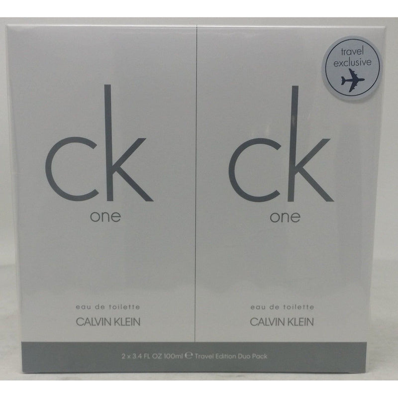 Calvin Klein CK ONE by Calvin Klein EDT 3.3 / 3.4 oz Travel unisex Edition Duo Pack at $ 24.51