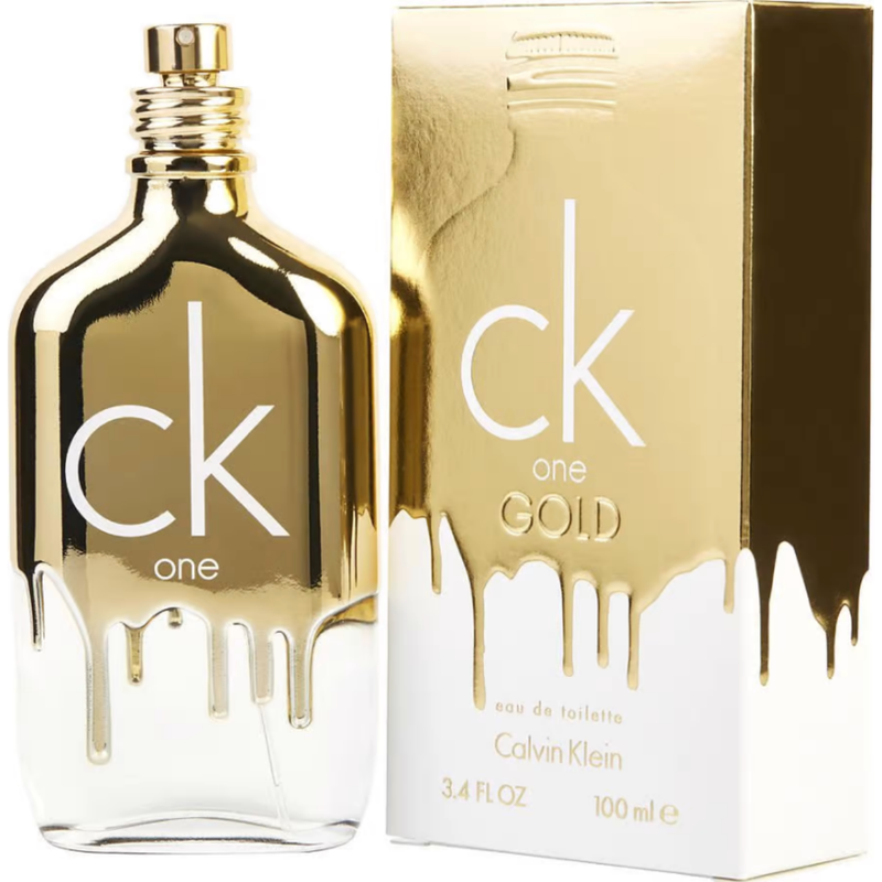 Ck one Gold by  Calvin Klein for unisex EDT 3.3 / 3.4 oz New in Box