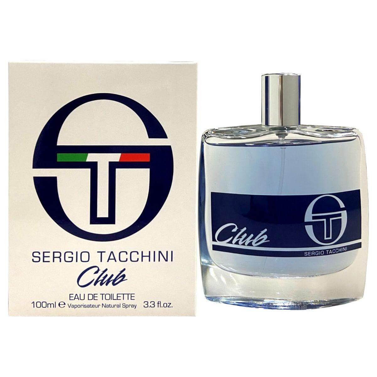Club by Sergio Tacchini cologne for men EDT 3.3 / 3.4 oz New in Box 8002135097780