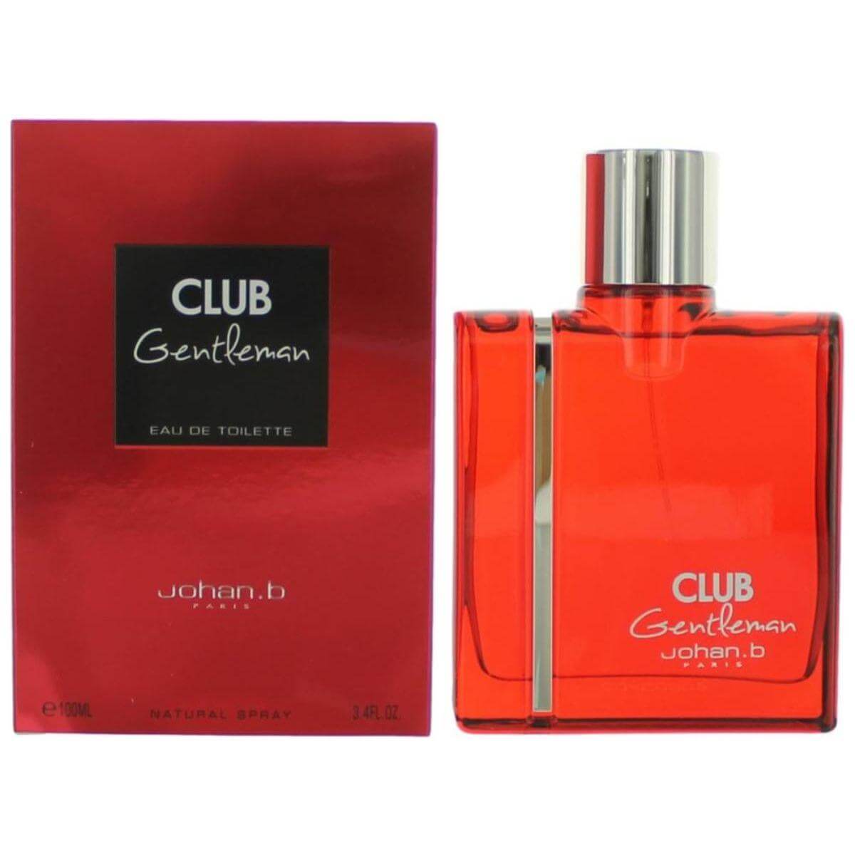 Club Gentleman by Johan.B cologne for men EDT 3.3 / 3.4 oz New In Box 3700134405975
