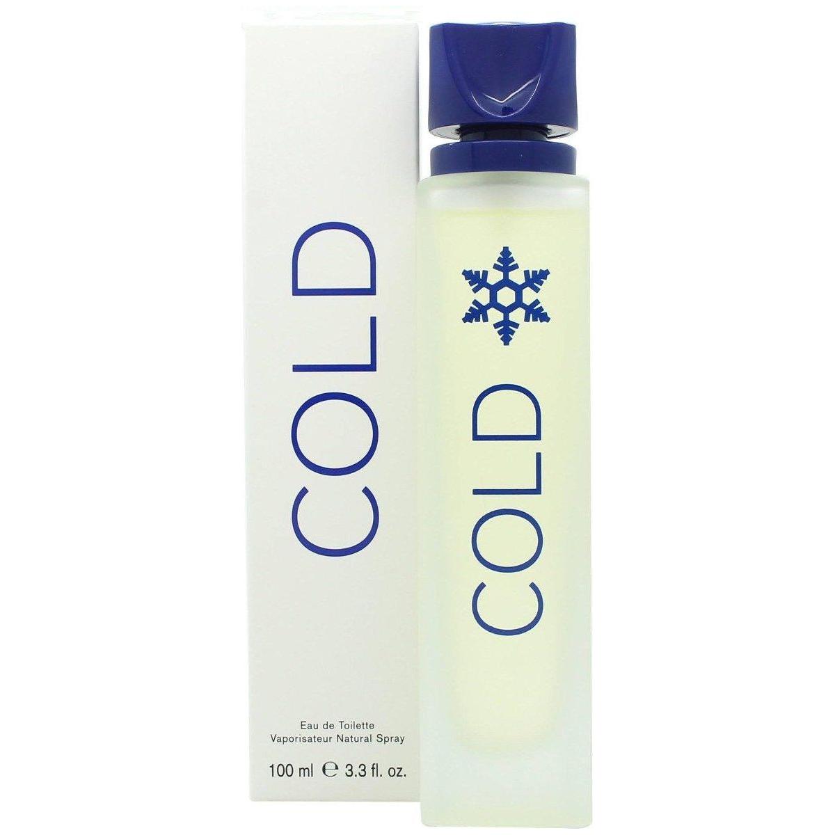COLD by Benetton cologne for men EDT 3.3 / 3.4 oz New in Box 3605473198185