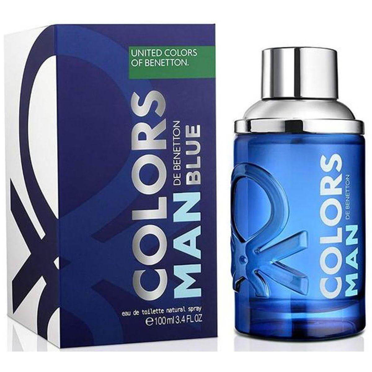 Colors de Benetton Blue Man by Benetton cologne EDT 3.3 / 3.4 oz New in Box 8433982011276