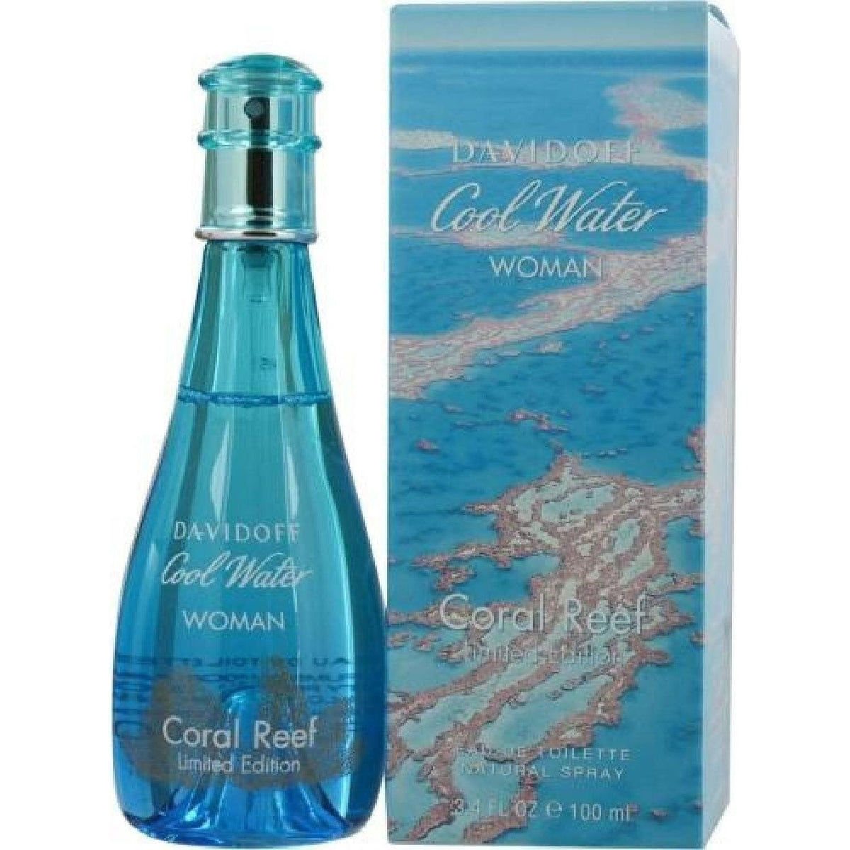 COOL WATER CORAL REEF LIMITED EDITION Davidoff 3.4 oz edt NEW IN BOX 3607347622949