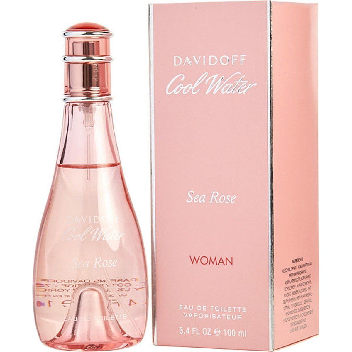 COOL WATER SEA ROSE by Davidoff for her EDT 3.3 / 3.4 oz New in Box 3607347462583