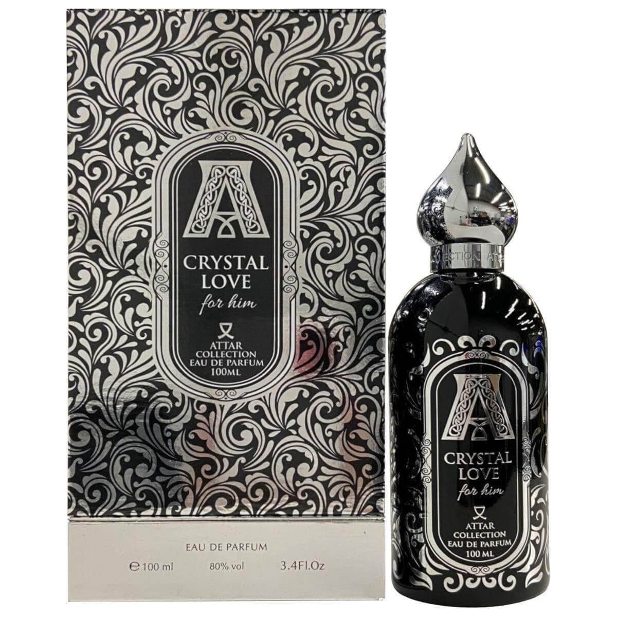Crystal Love by Attar cologne for men EDP 3.3 / 3.4 oz New in Box 6390902022212