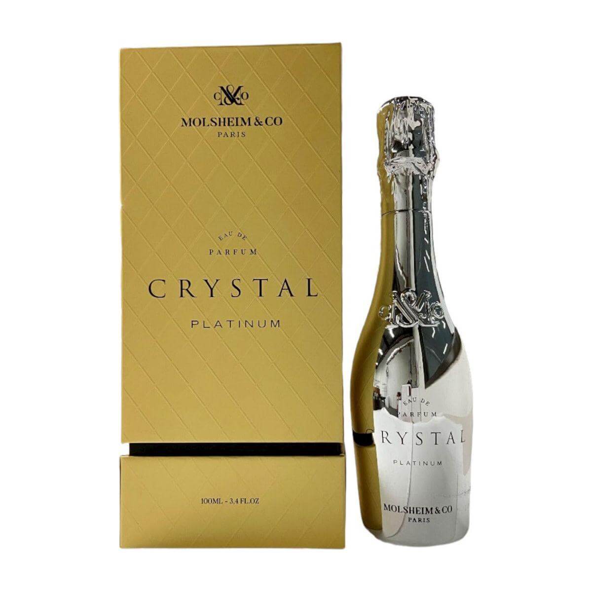 Crystal Platinum by Molsheim for unisex EDP 3.3 / 3.4 oz New In Box 680750868299