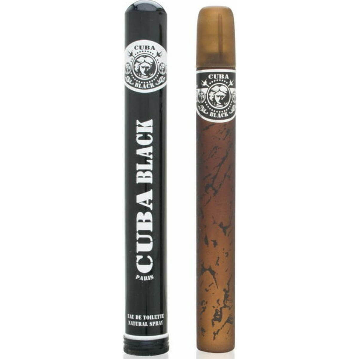 Cuba Black by Cuba cologne for Men EDT 1.17 oz New in Can 5425017732150