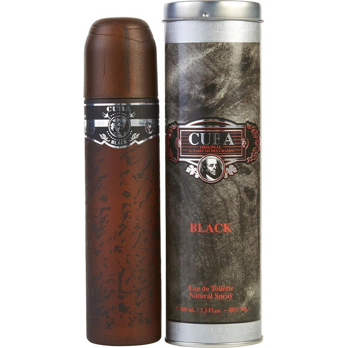 Cuba Black By Cuba cologne for men EDT 3.3 / 3.4 oz New in Box 5425017732402