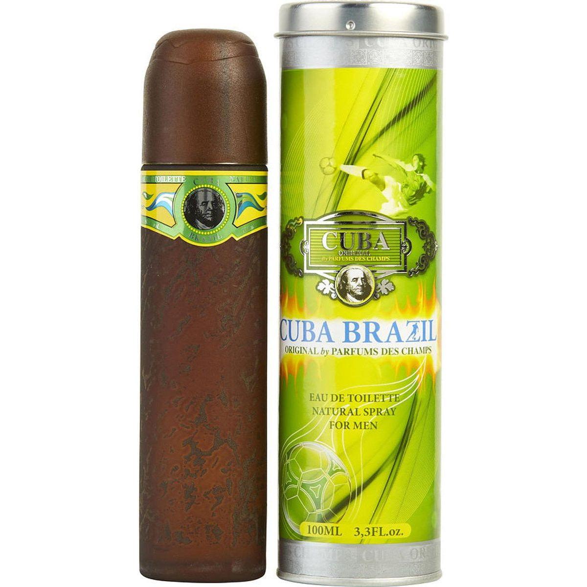 Cuba Brazil By Cuba cologne for men EDT 3.3 / 3.4 oz New in Box 5425017736370