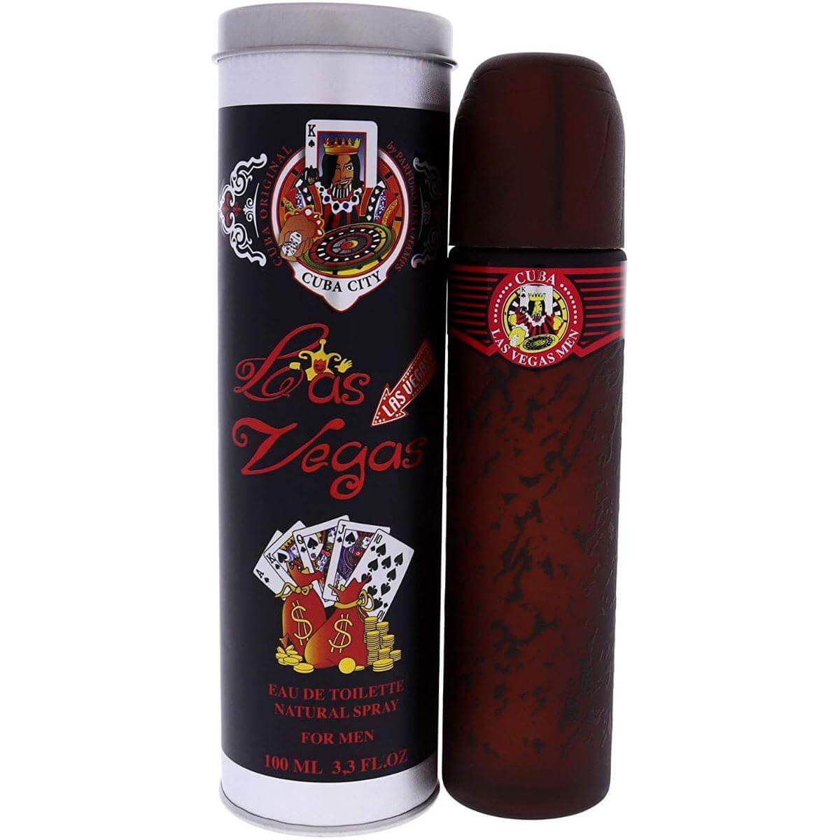 Cuba City Las Vegas by Cuba cologne for men EDT 3.3 / 3.4 oz New In Can 5425017735946