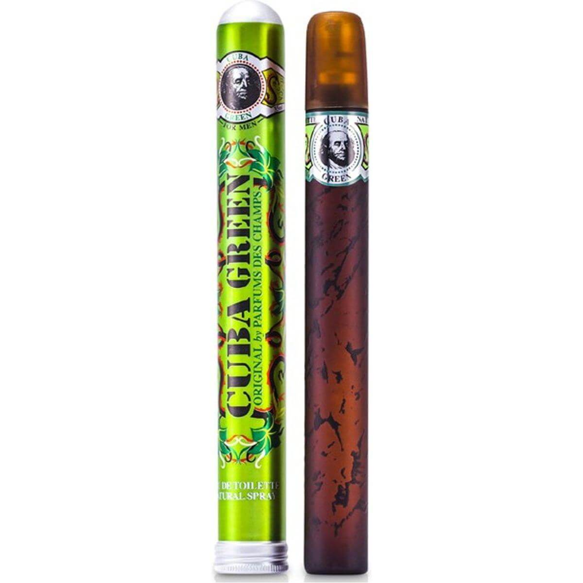 Cuba Green by Cuba cologne for Men EDT 1.17 oz New in Can 5425017732174