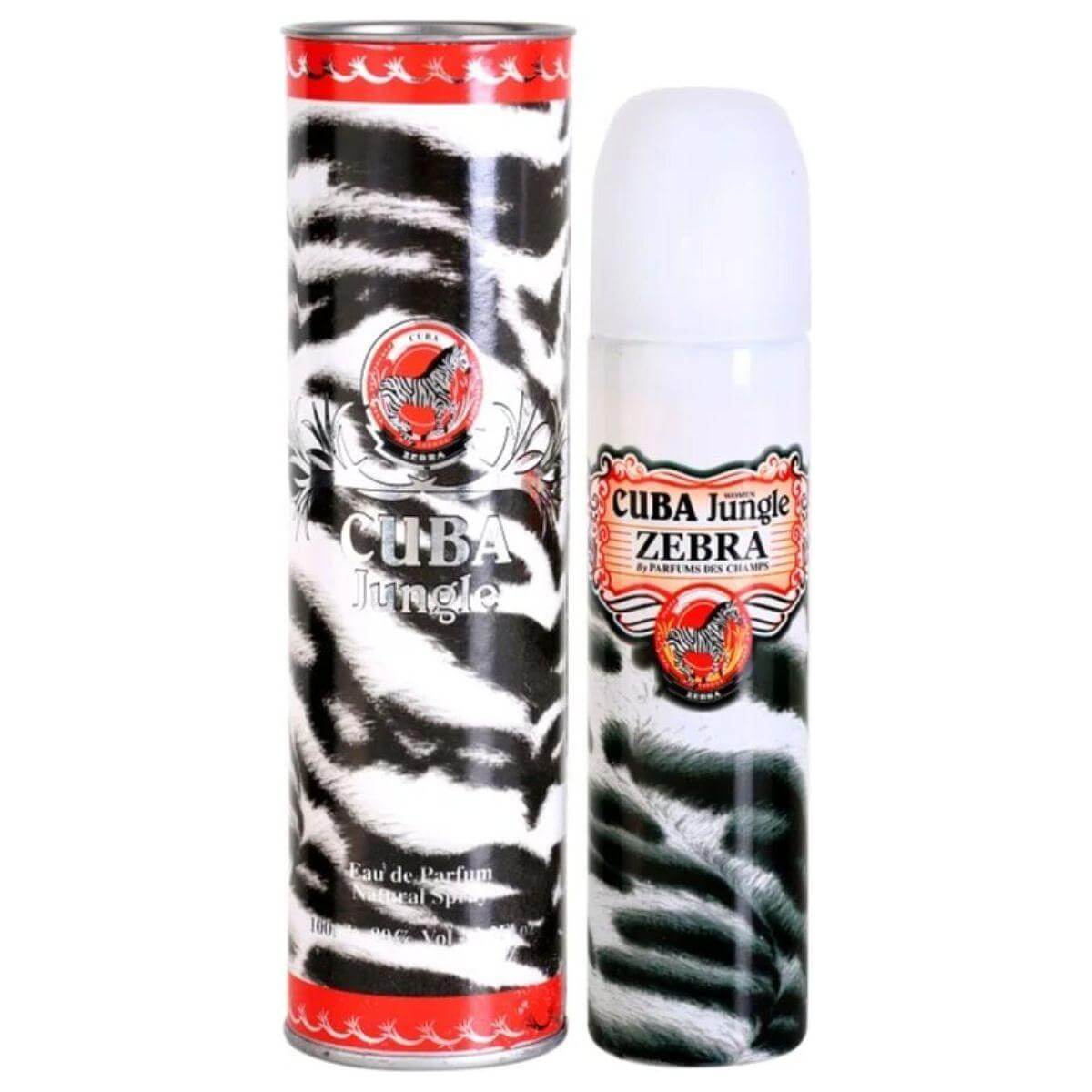 Cuba Jungle Zebra by Cuba perfume for women EDP 3.3 / 3.4 oz New In Can 5425017732464